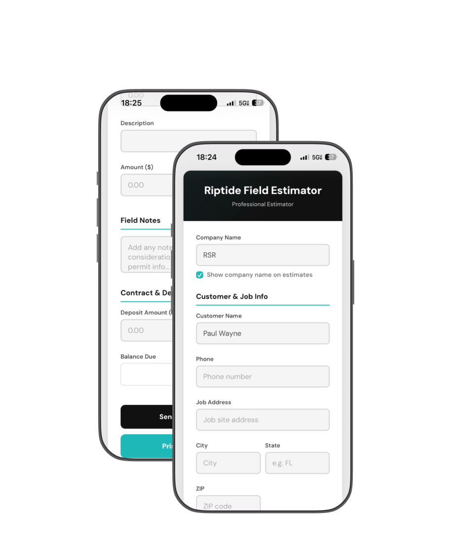 Riptide Aluminum Field Estimator - Pro